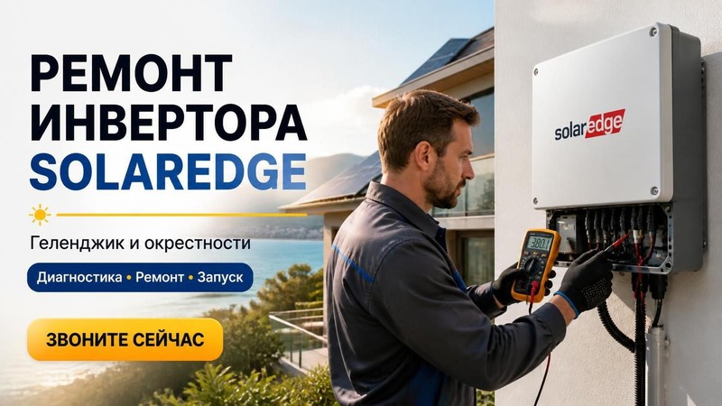 Ремонт инвертора Solaredge