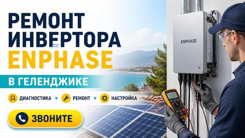 Ремонт инвертора Enphase