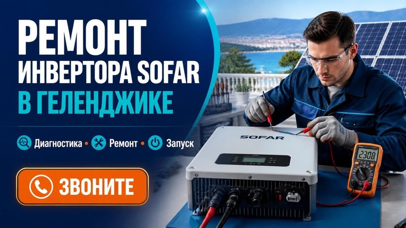 Ремонт инвертора Sofar