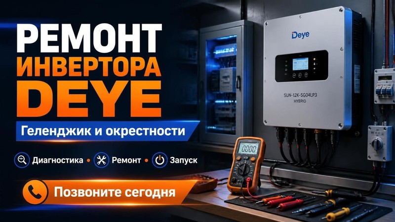 Ремонт инвертора Deye