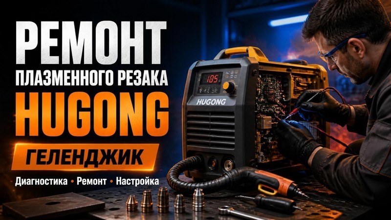 Ремонт плазменного резака Hugong