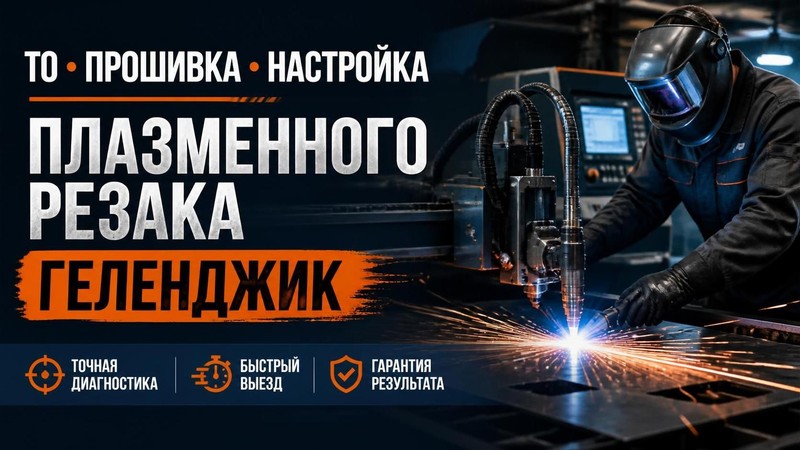 ТО прошивка настройка плазменного резака