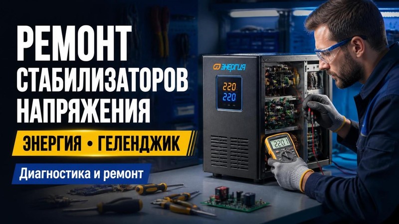 Ремонт стабилизаторов напряжения Энергия