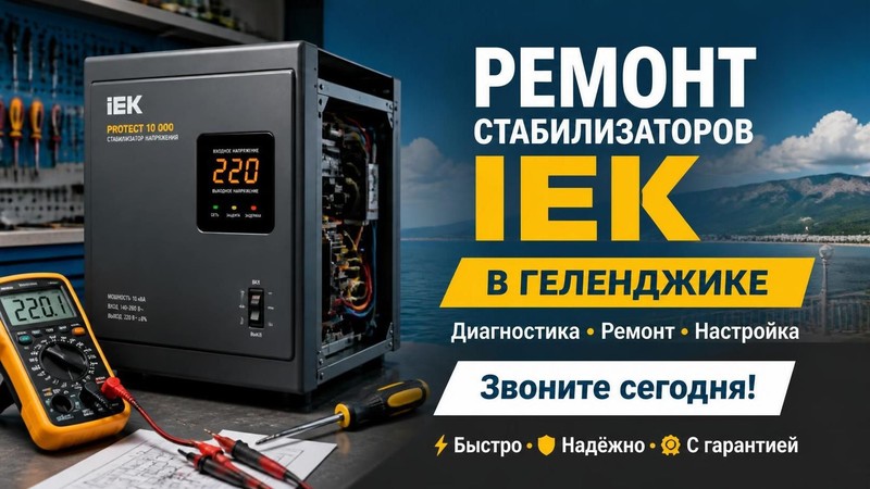 Ремонт стабилизаторов напряжения IEK