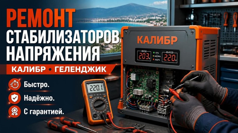 Ремонт стабилизаторов напряжения КАЛИБР
