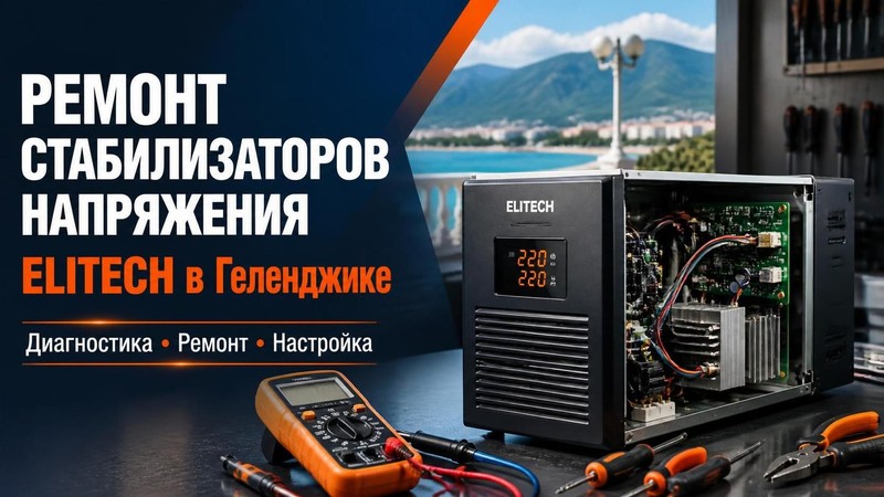 Ремонт стабилизаторов напряжения Elitech