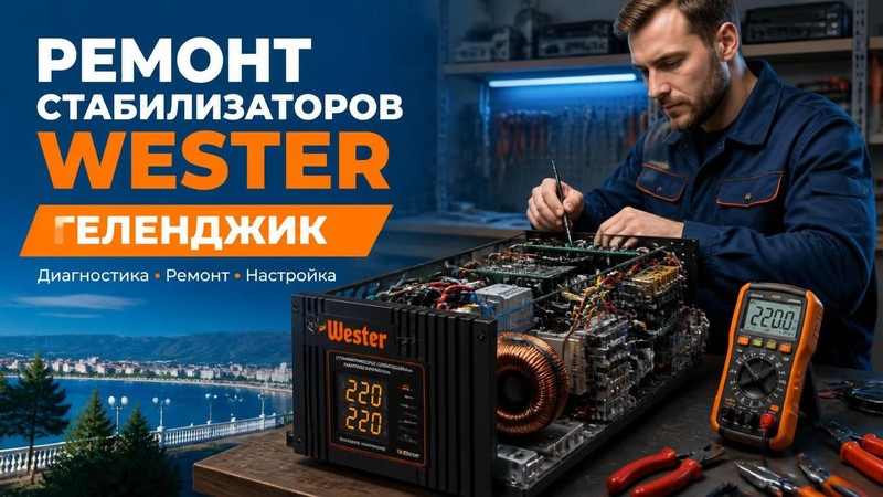 Ремонт стабилизаторов напряжения Wester