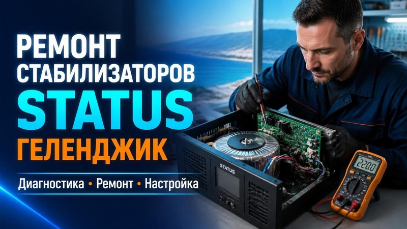 Ремонт стабилизаторов напряжения STATUS