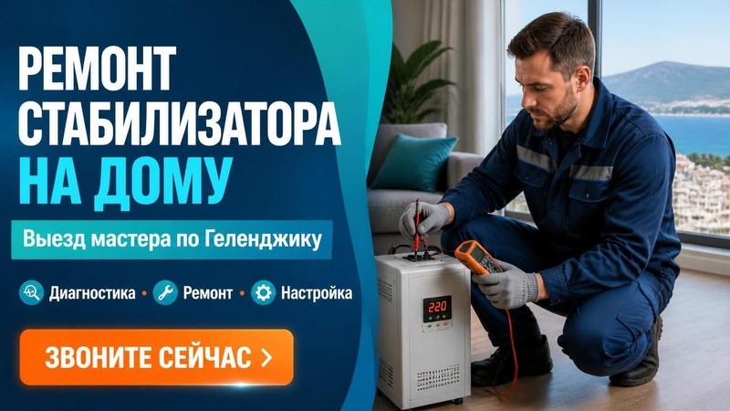 Выезд мастера: ремонт стабилизатора на дому