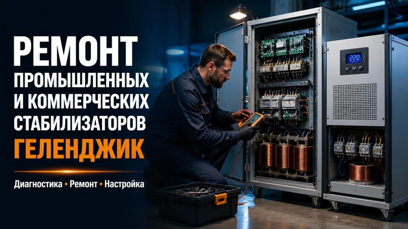 Ремонт промышленных и коммерческих стабилизаторов