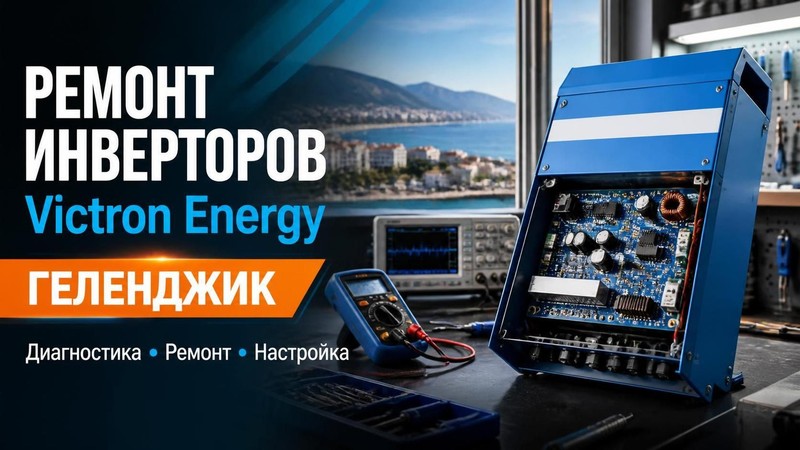 Ремонт инверторов Victron Energy