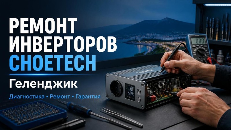 Ремонт инверторов Choetech