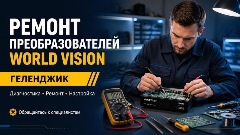 Ремонт преобразователей World Vision