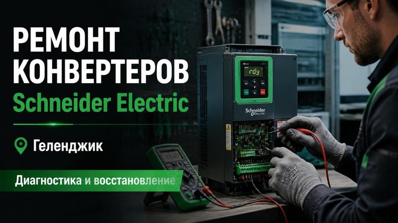 Ремонт конвертеров Schneider Electric
