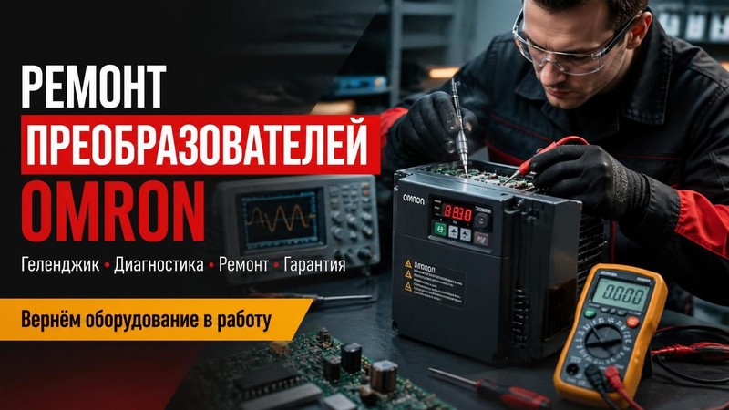 Ремонт преобразователей Omron