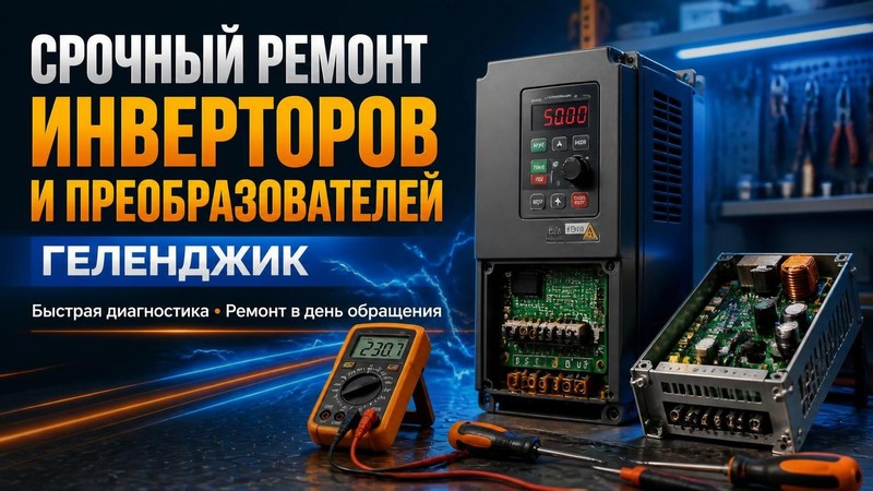 Срочный ремонт инверторов и преобразователей