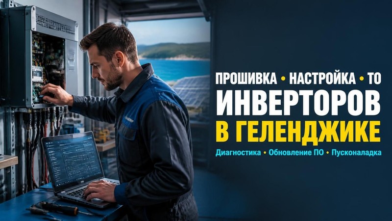 Прошивка, настройка и ТО инверторов