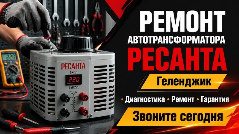 Ремонт автотрансформатора РЕСАНТА
