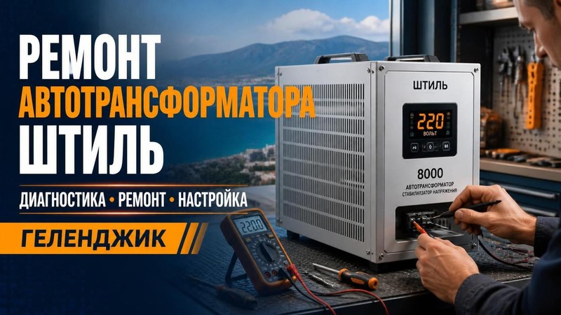 Ремонт автотрансформатора Штиль