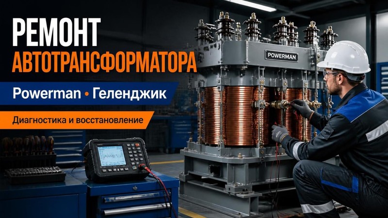 Ремонт автотрансформатора Powerman