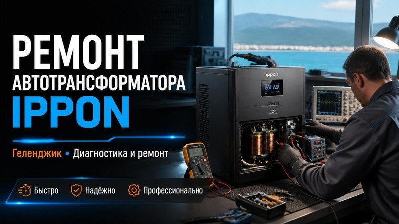 Ремонт автотрансформатора Ippon
