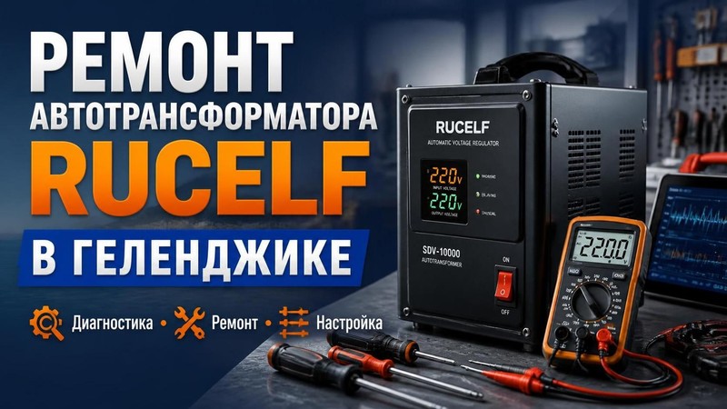 Ремонт автотрансформатора RUCELF