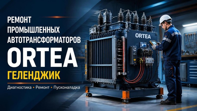 Ремонт промышленного автотрансформатора ORTEA