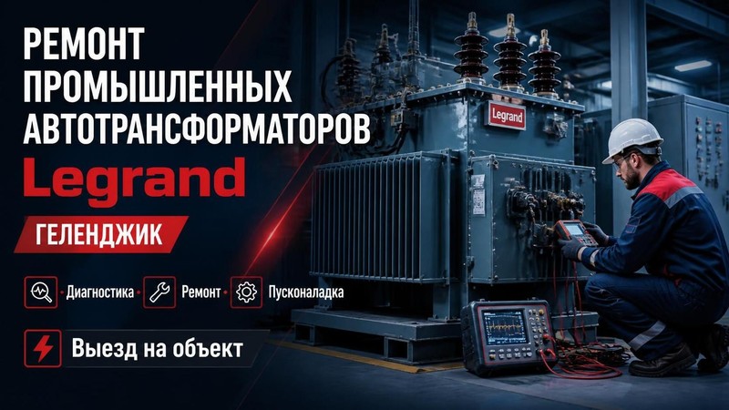 Ремонт промышленного автотрансформатора Legrand