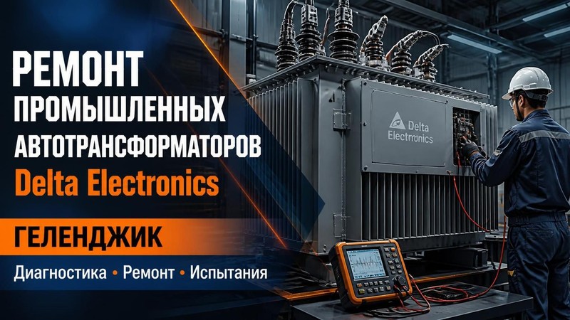 Ремонт промышленного автотрансформатора Delta Electronics