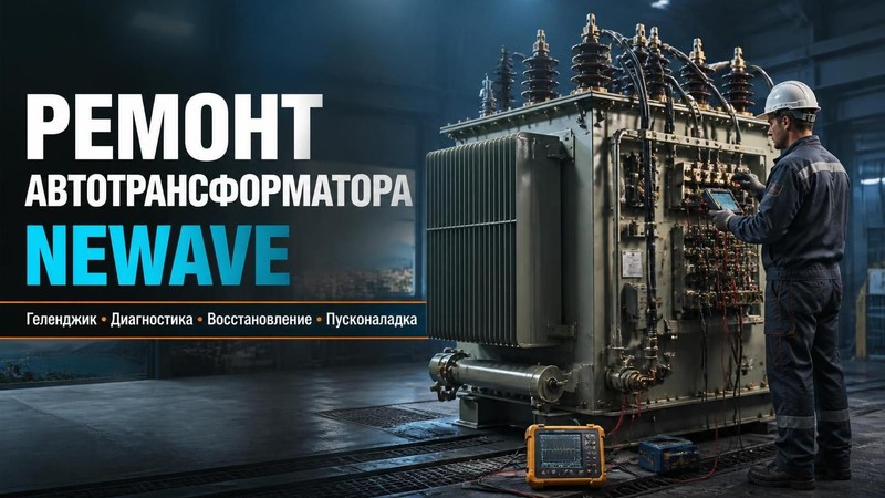 Ремонт промышленного автотрансформатора Newave