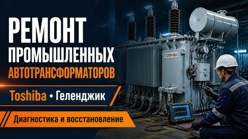 Ремонт промышленного автотрансформатора Toshiba