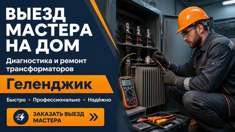 Выезд мастера на дом: диагностика и ремонт трансформаторов