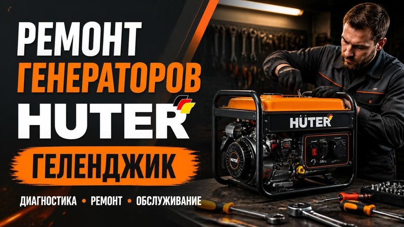 Ремонт генераторов Huter — Олег, фото