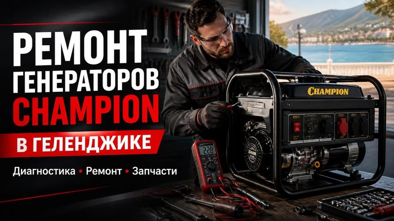 Ремонт генераторов Champion — Олег, фото