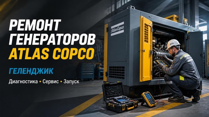 Ремонт генераторов Atlas Copco