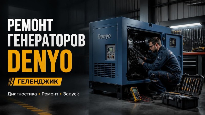 Ремонт генераторов Denyo