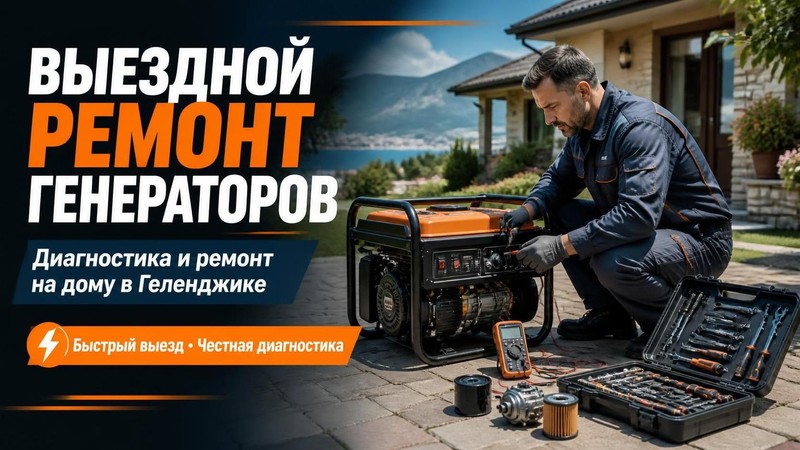 Выездной ремонт и диагностика генераторов на дому