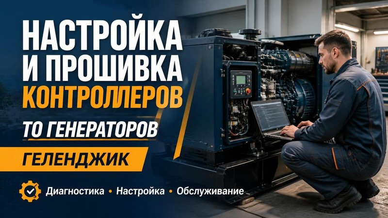 Настройка, прошивка контроллеров и ТО генераторов