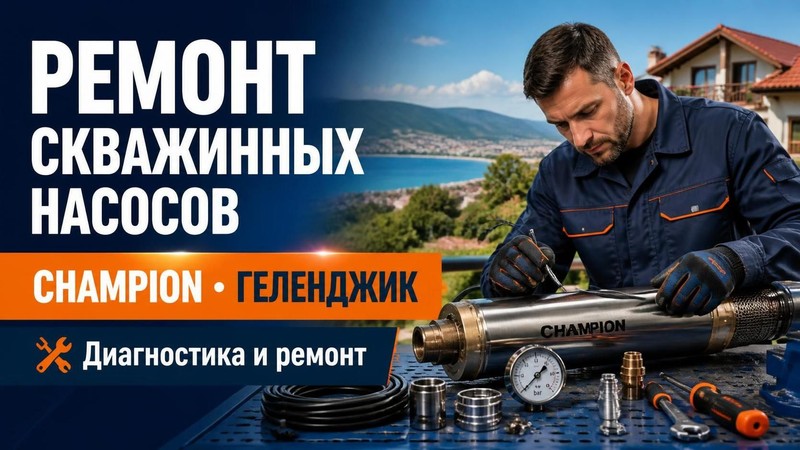 Ремонт скважинных насосов CHAMPION