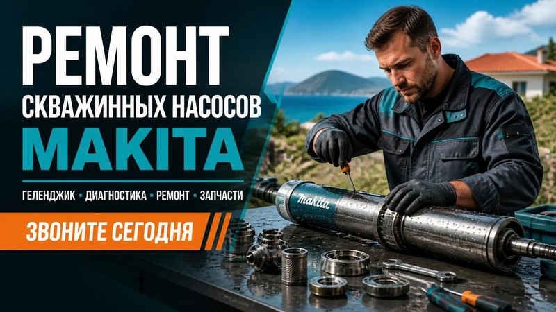 Ремонт скважинных насосов Makita