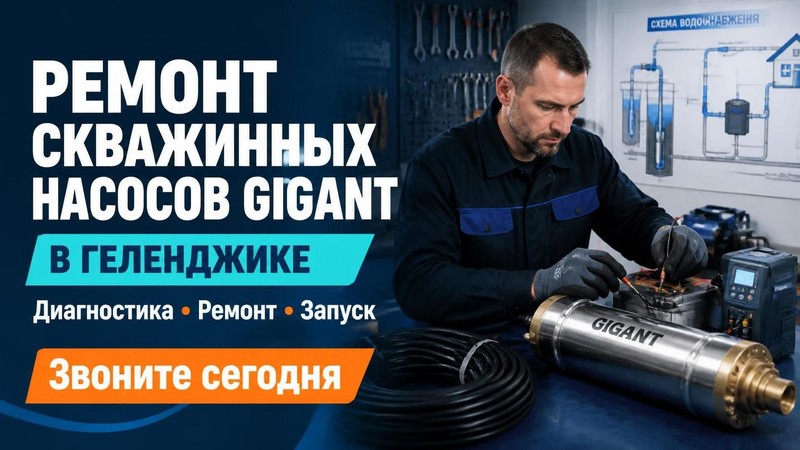 Ремонт скважинных насосов Gigant