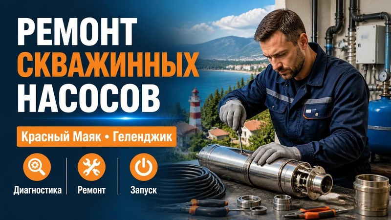 Ремонт скважинных насосов Красный Маяк