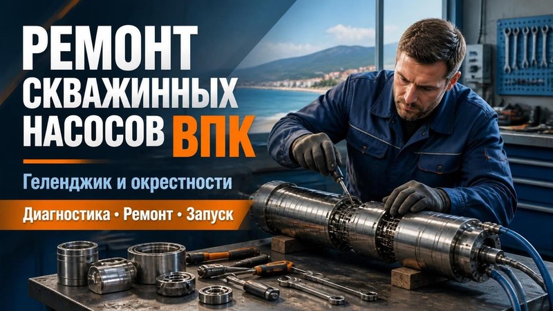 Ремонт скважинных насосов ВПК
