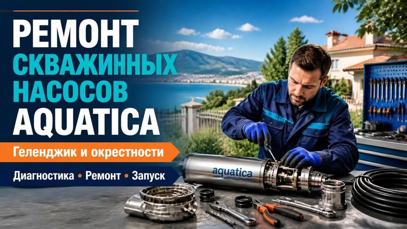 Ремонт скважинных насосов Aquatica