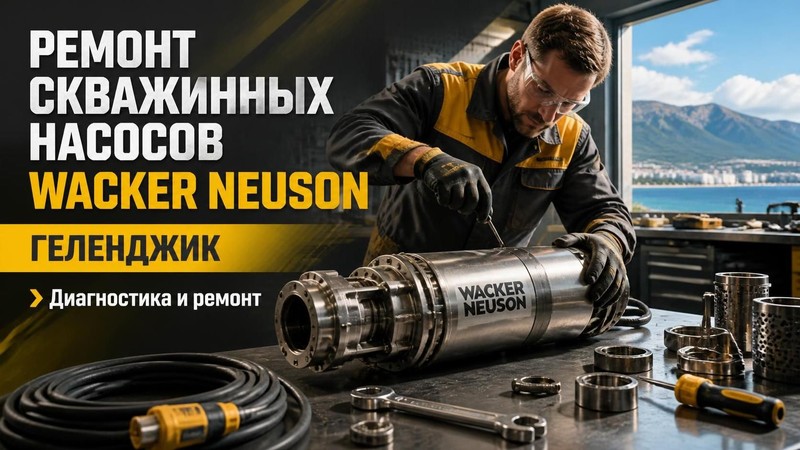 Ремонт скважинных насосов Wacker Neuson
