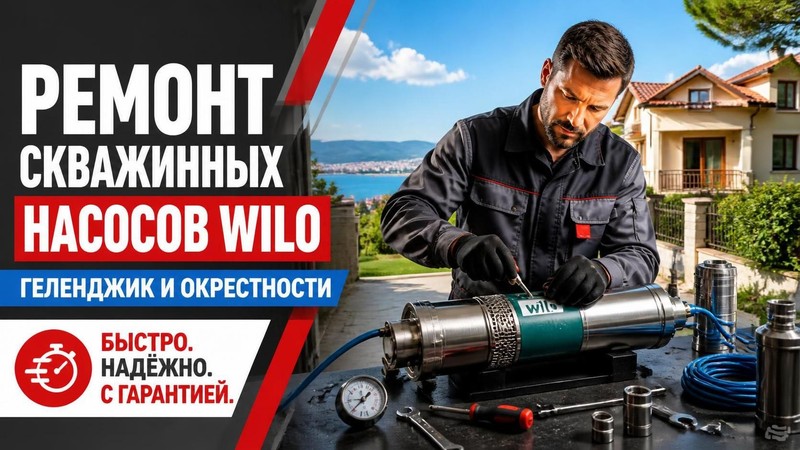 Ремонт скважинных насосов Wilo
