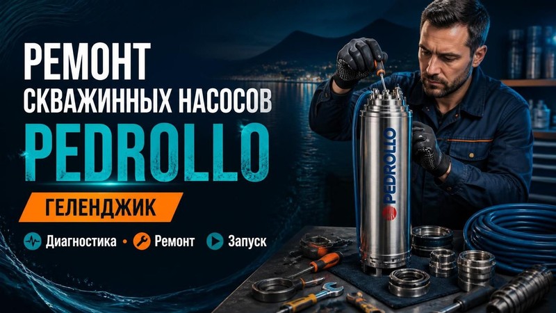 Ремонт скважинных насосов Pedrollo
