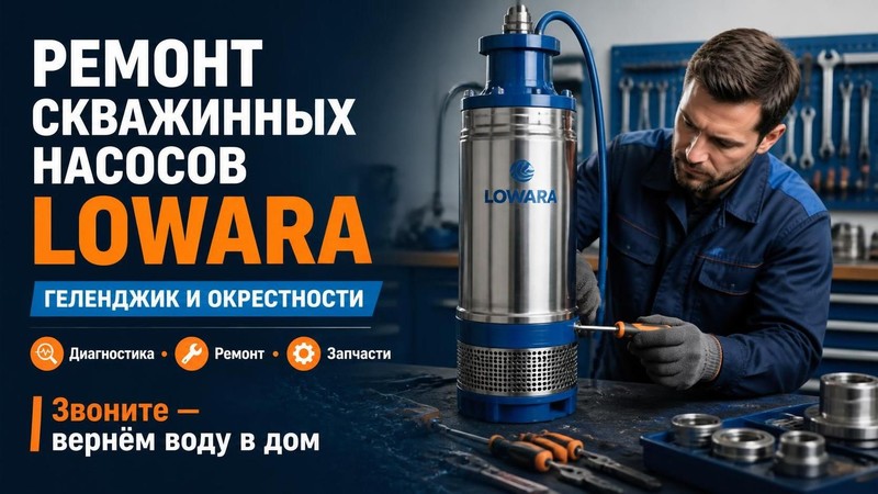 Ремонт скважинных насосов Lowara
