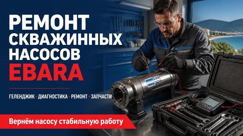 Ремонт скважинных насосов Ebara