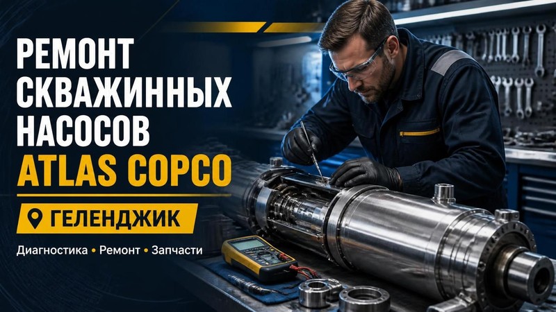 Ремонт скважинных насосов Atlas Copco